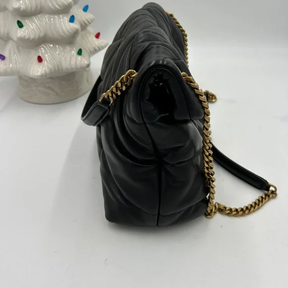 Saint Laurent Lou medium puffer shoulder bag made in Italy - Picture 4 of 16